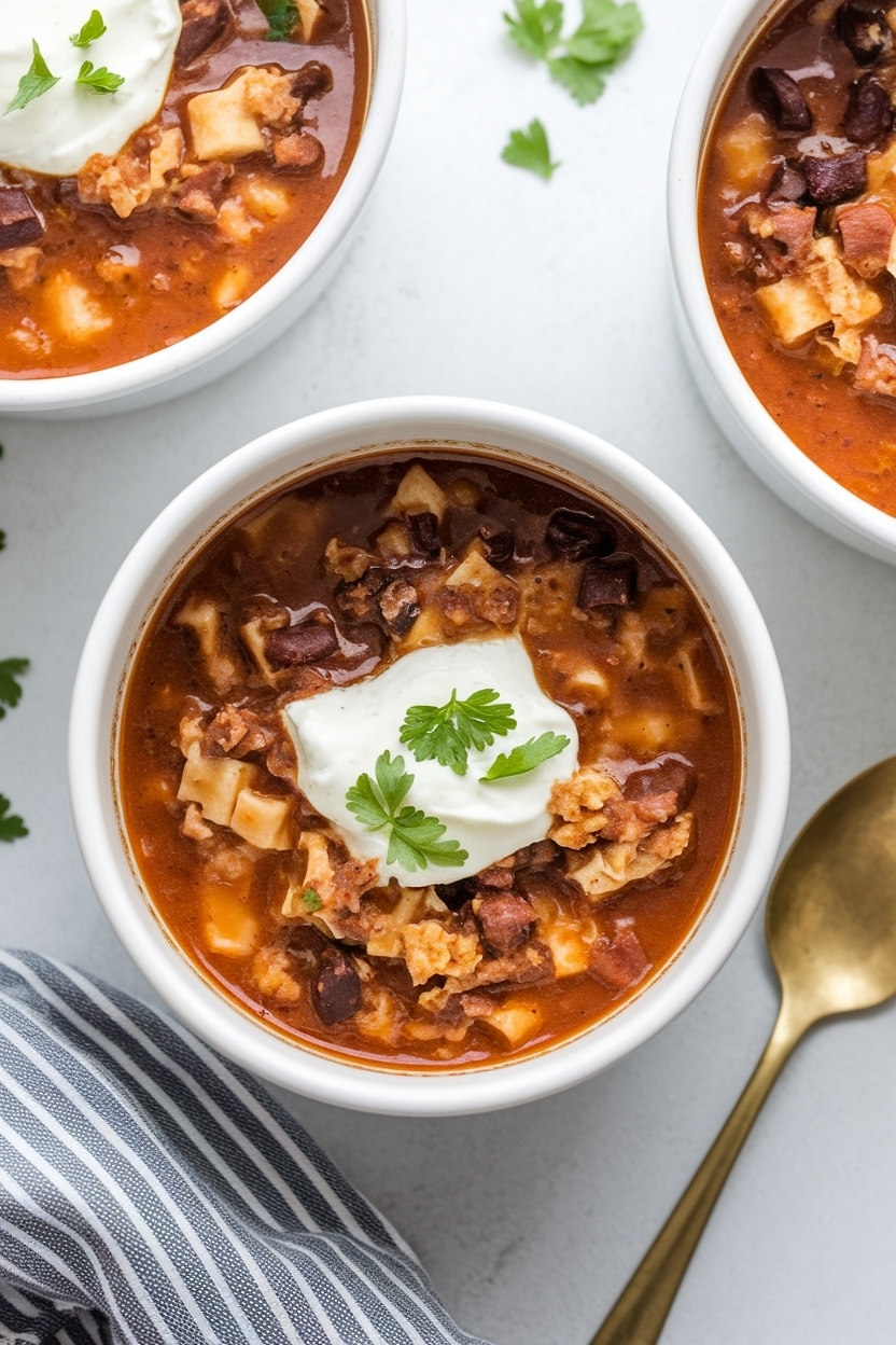 lasagna soup crockpot creamy ricotta