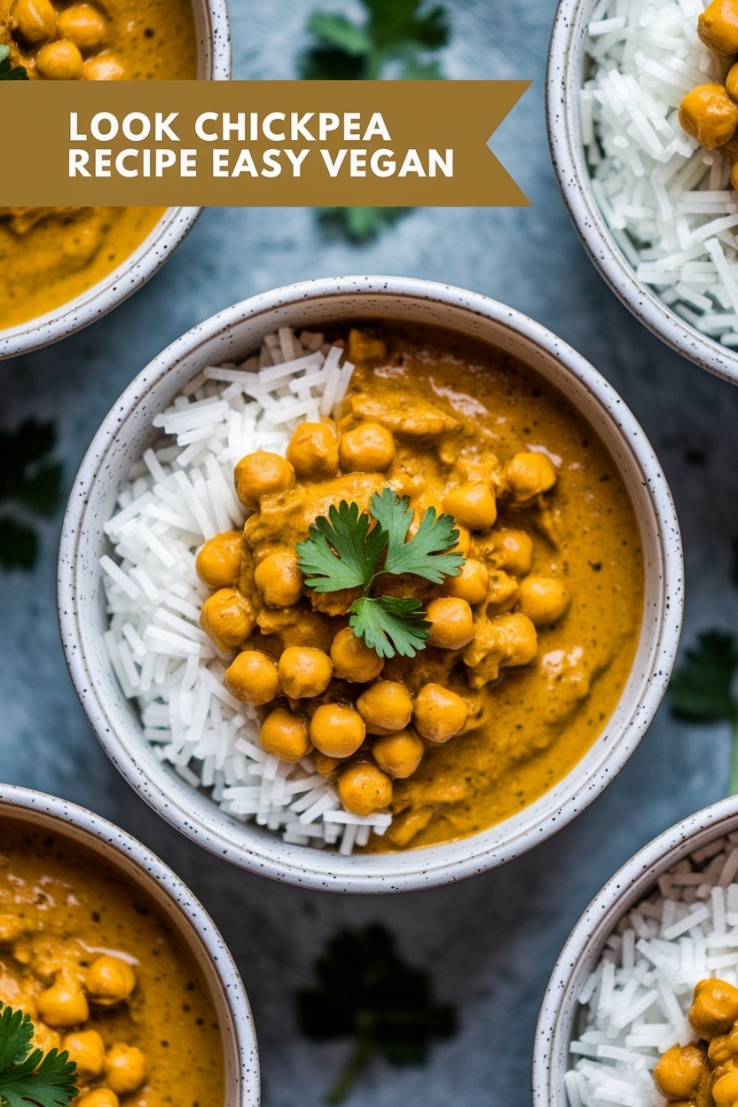 chickpea curry recipe easy vegan
