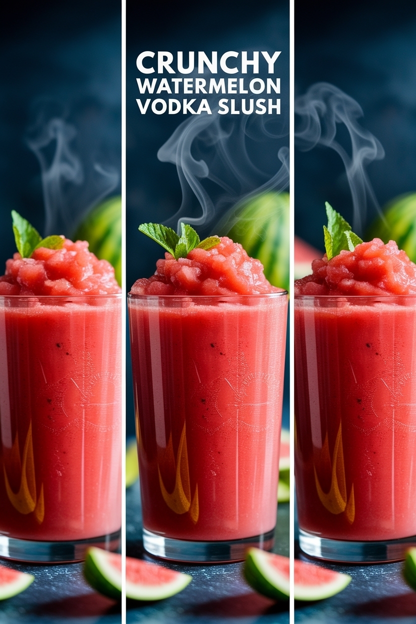 watermelon vodka slush