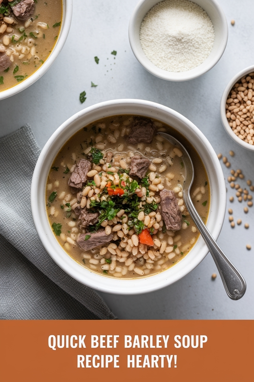 beef barley soup recipe hearty