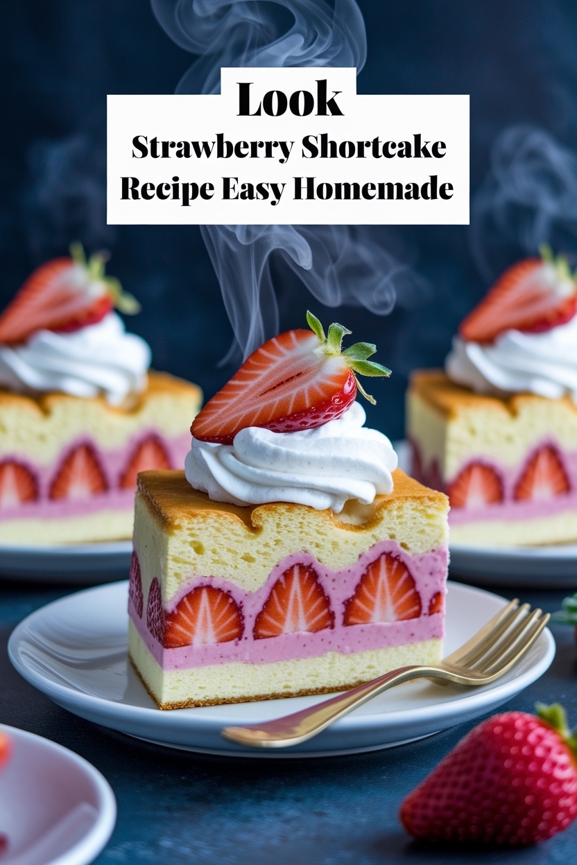 strawberry shortcake recipe easy homemade