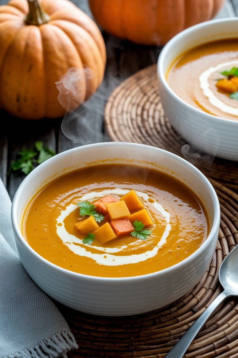 butternut squash soup recipe roasted fall