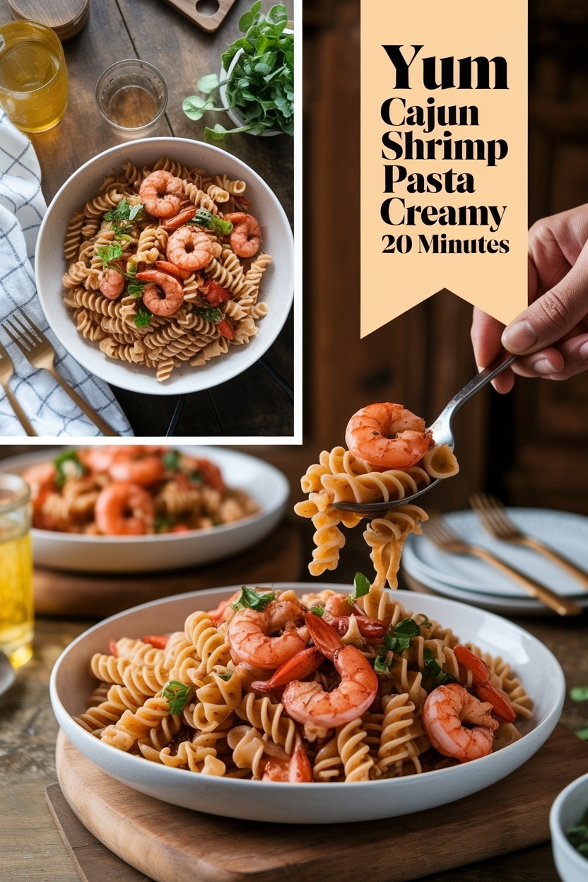 cajun shrimp pasta creamy 20 minutes