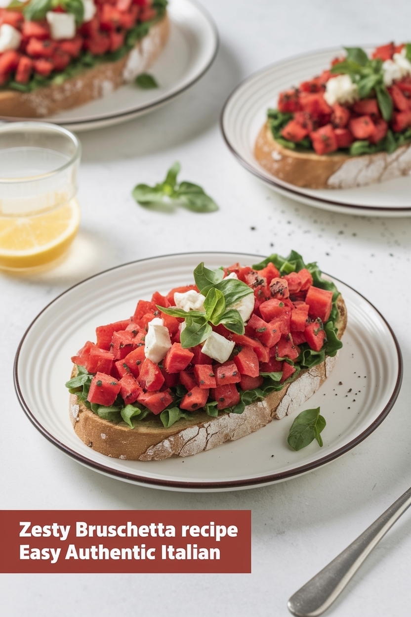 bruschetta recipe easy authentic italian
