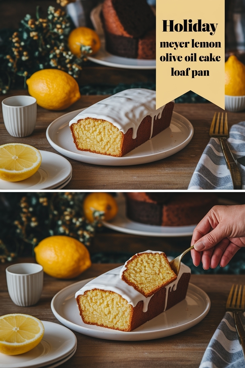 meyer lemon olive oil cake loaf pan