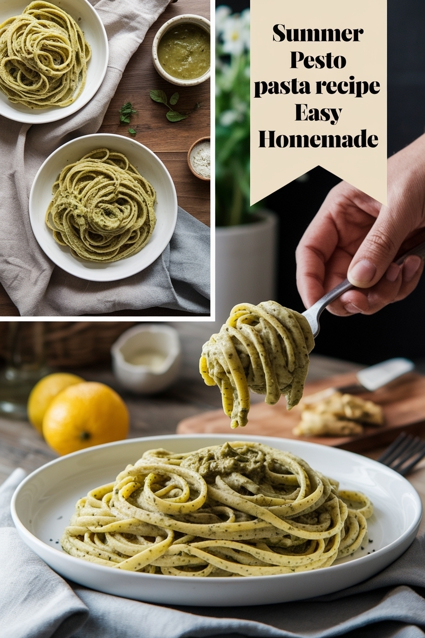pesto pasta recipe easy homemade