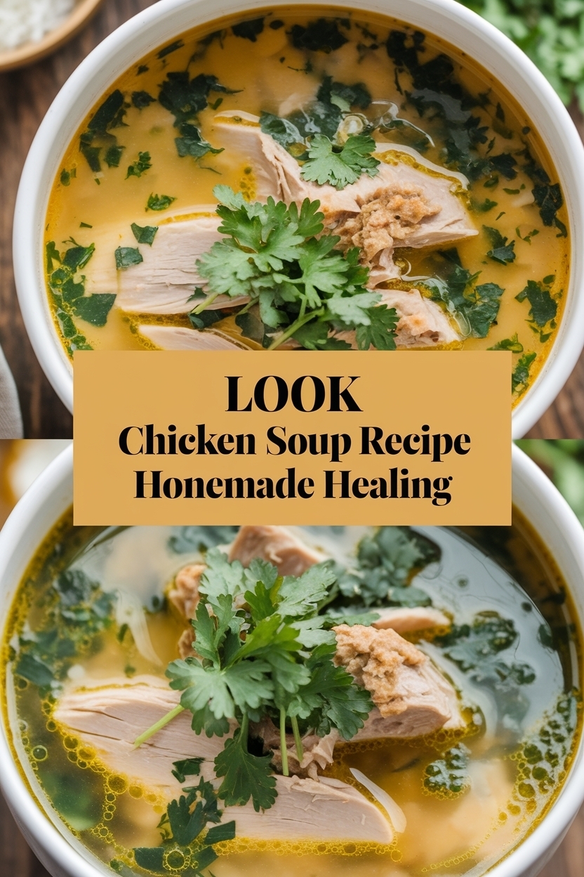 chicken soup recipe homemade healing
