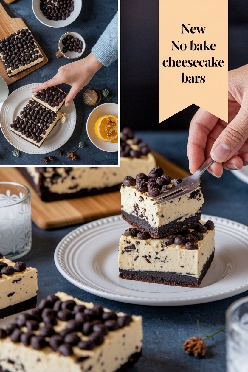 no bake oreo cheesecake bars