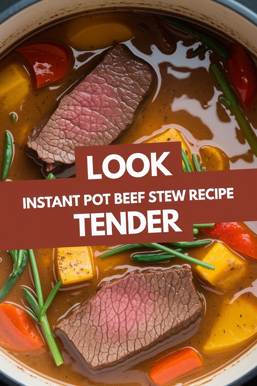 instant pot beef stew recipe tender