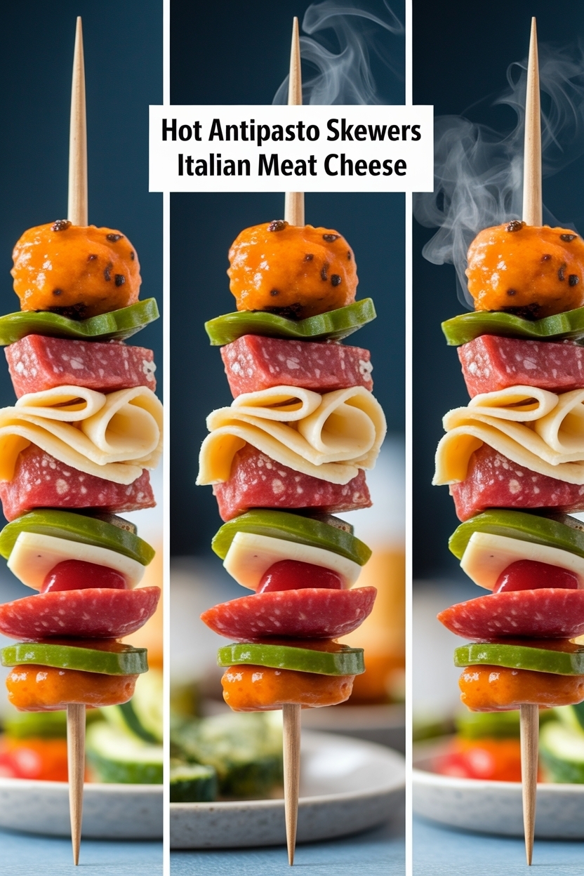 antipasto skewers recipe italian meat cheese
