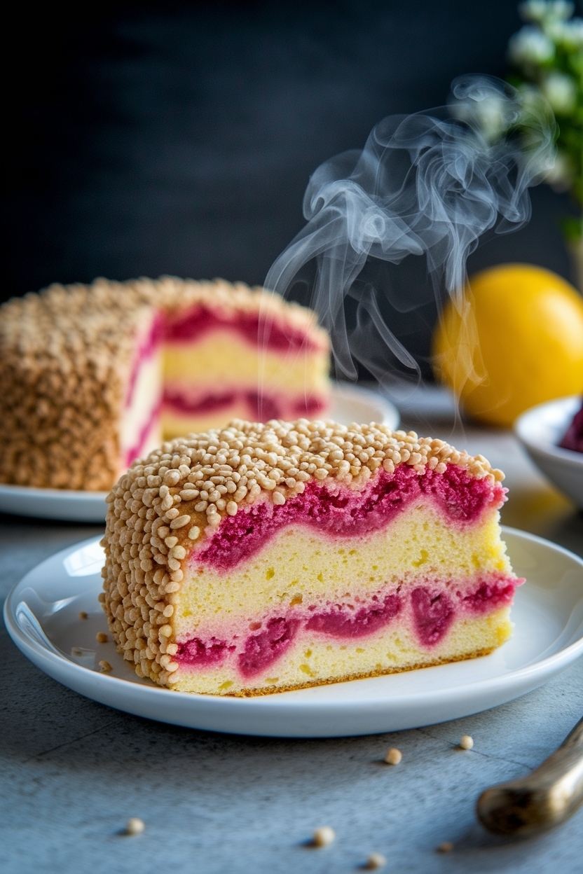 rhubarb dump cake yellow cake mix