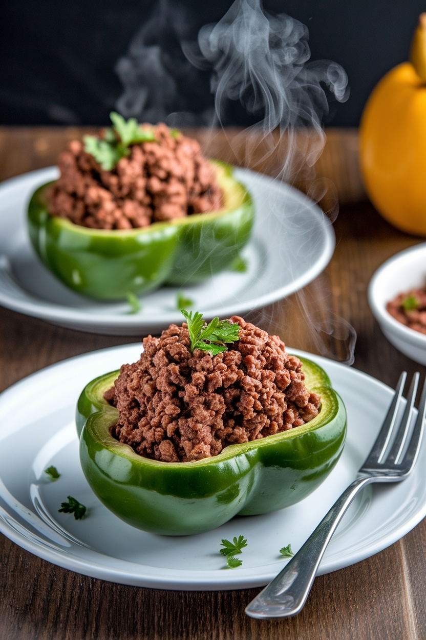 keto stuffed peppers recipe ground beef