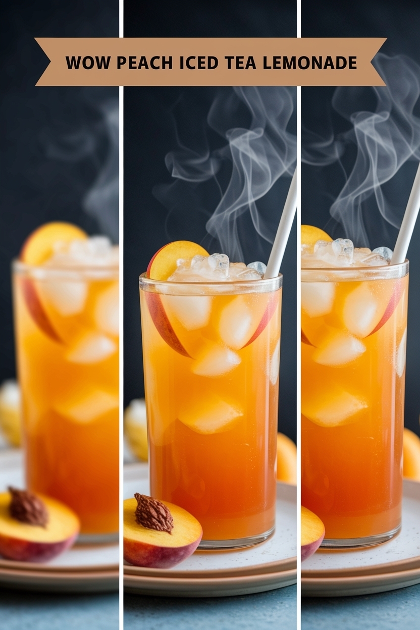 peach iced tea lemonade
