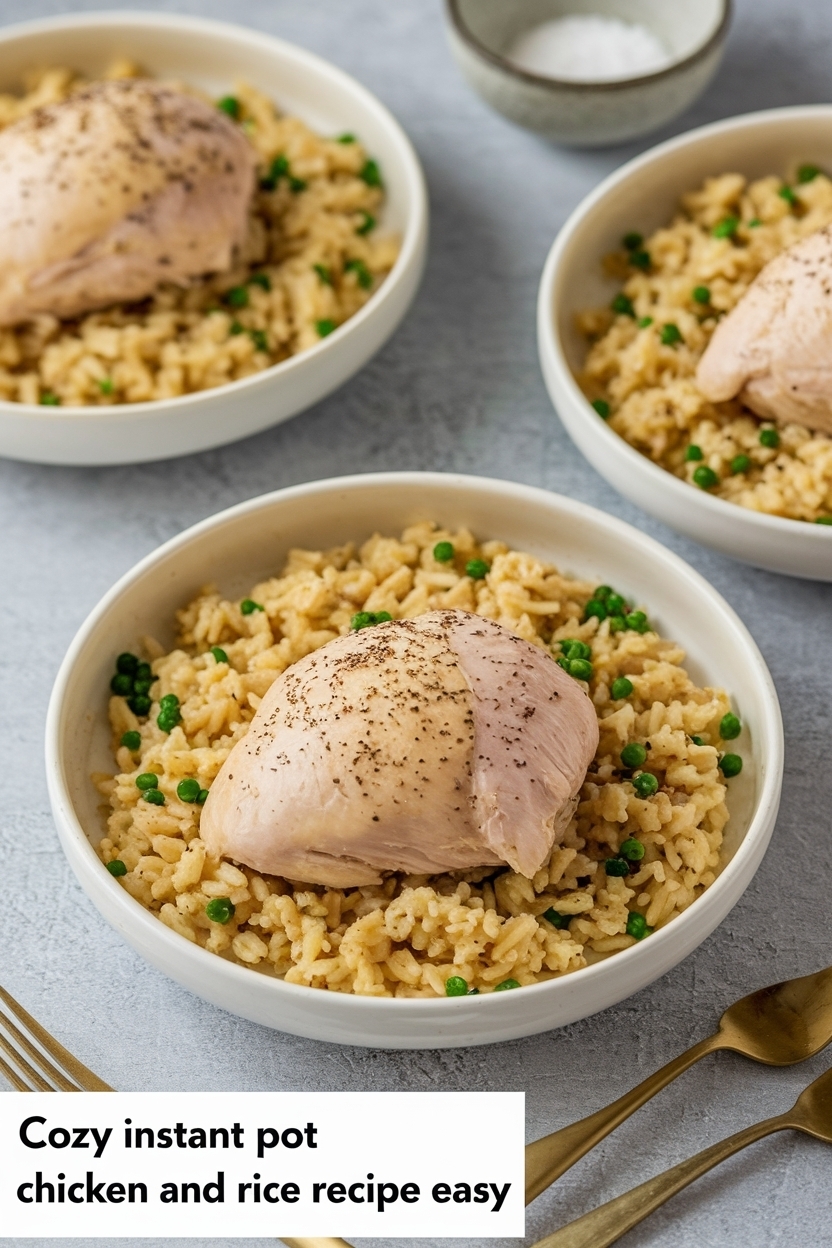 instant pot chicken and rice recipe easy