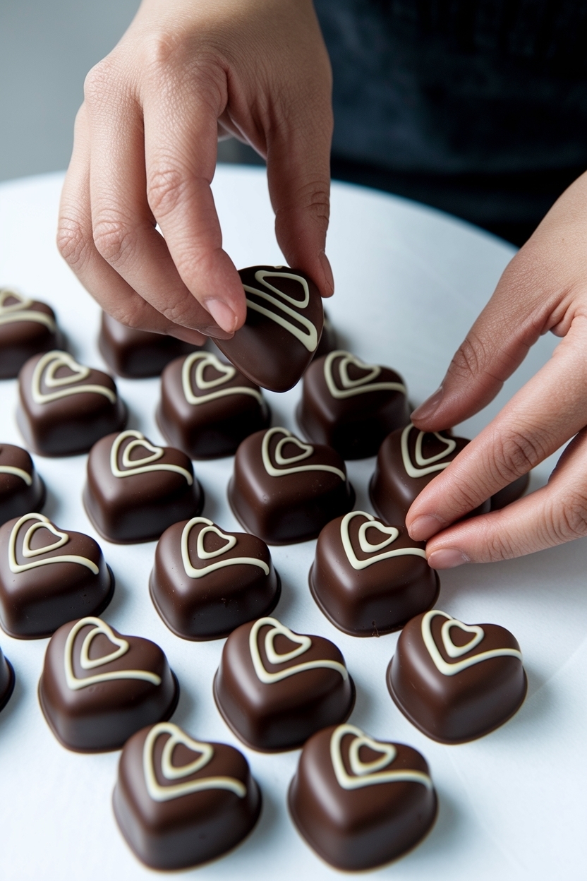 chocolate covered strawberry hearts easy