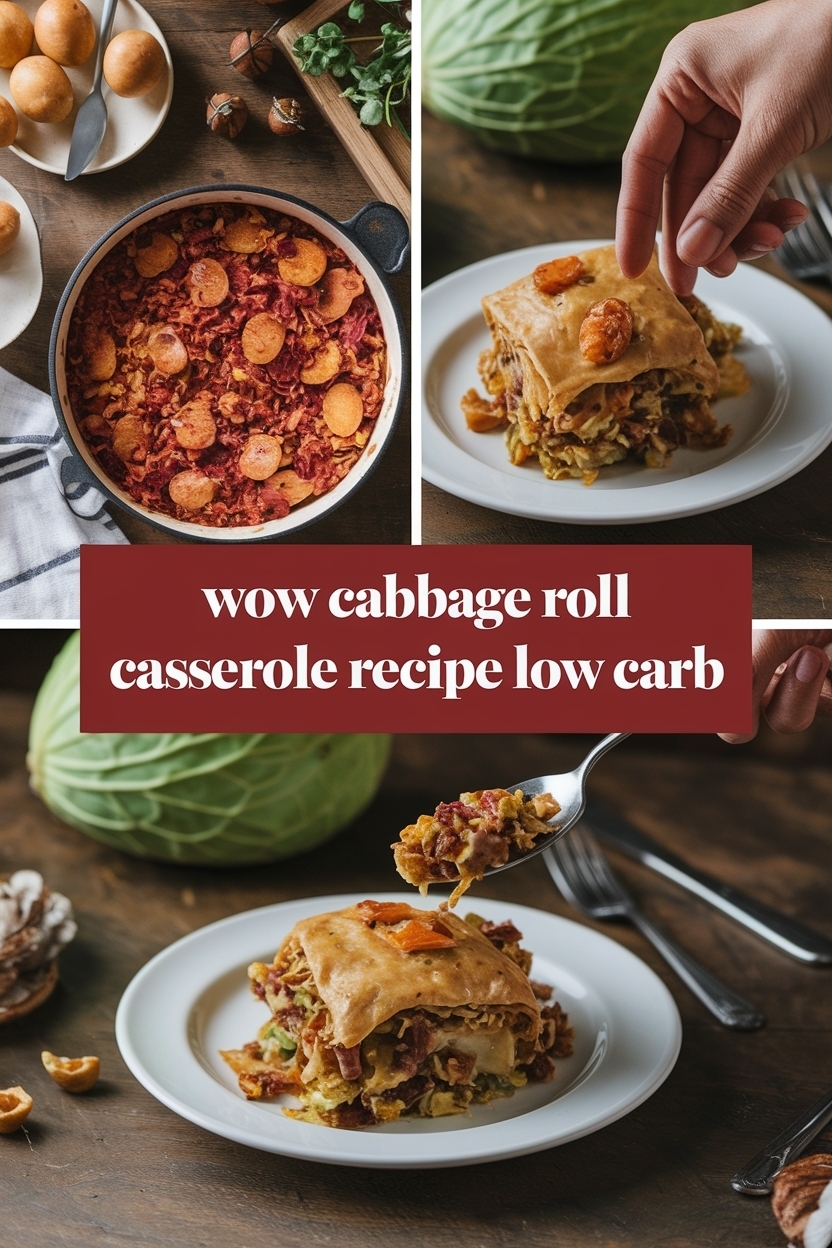 cabbage roll casserole recipe low carb