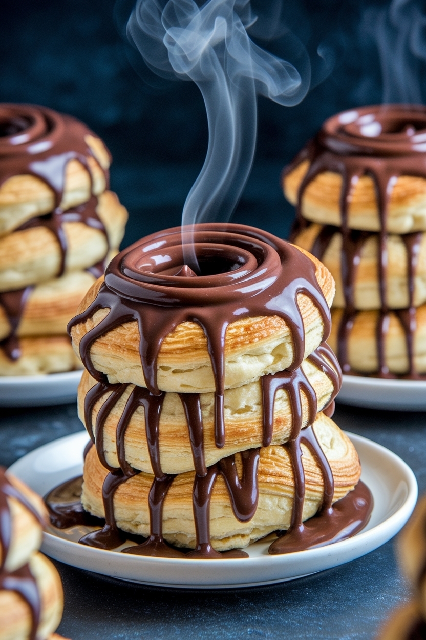 puff pastry nutella twists 4 ingredients