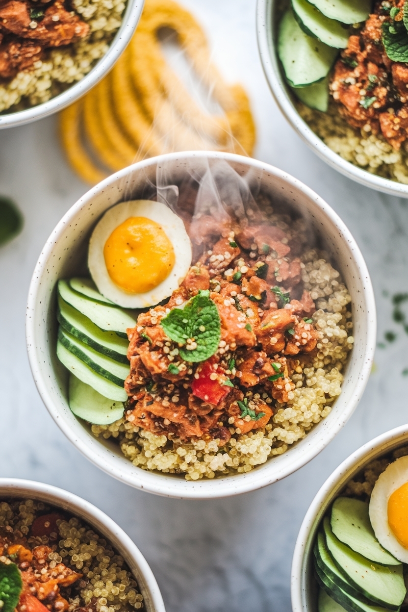 quinoa meal prep bowls recipe mediterranean
