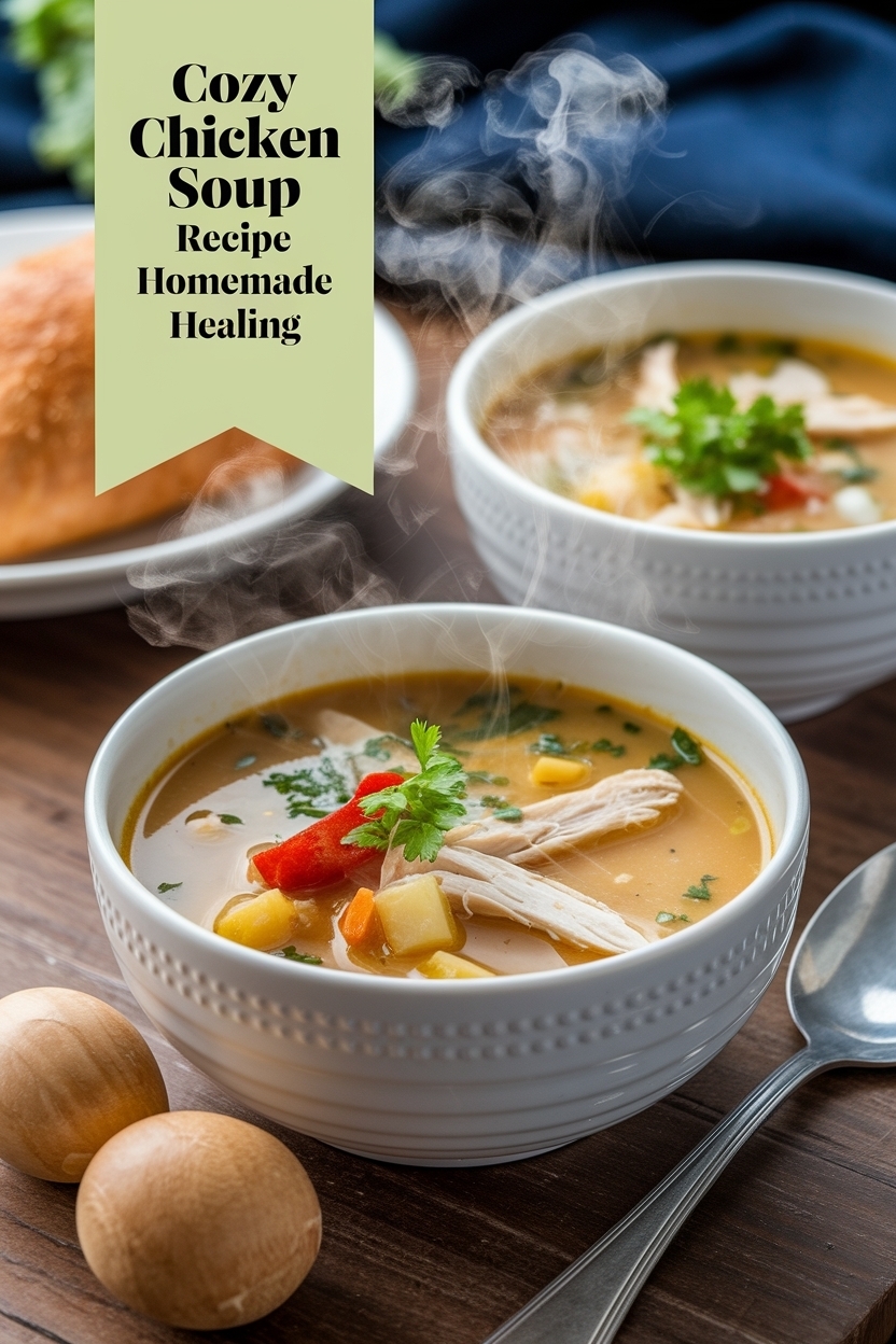 chicken soup recipe homemade healing