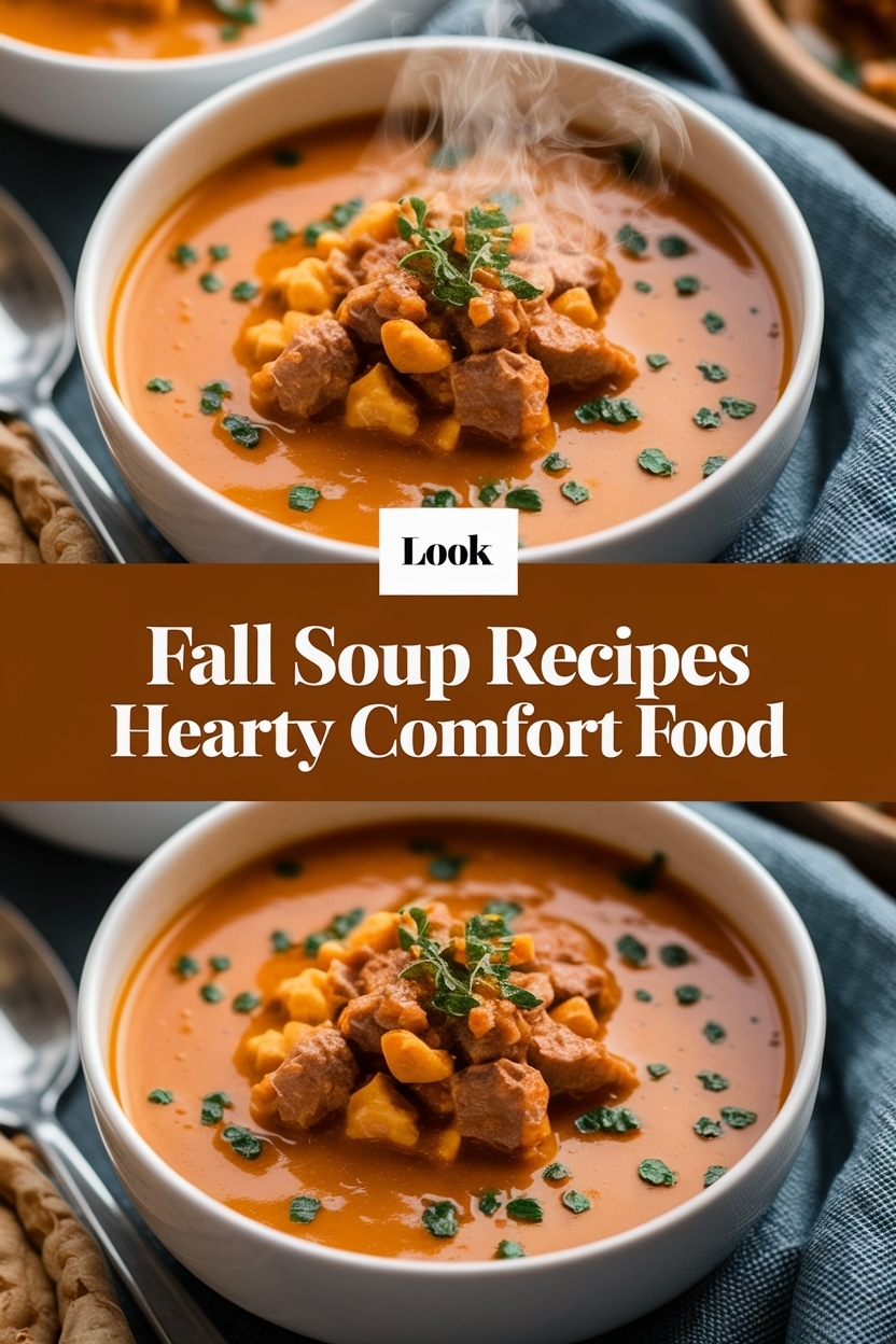 fall soup recipes hearty comfort food