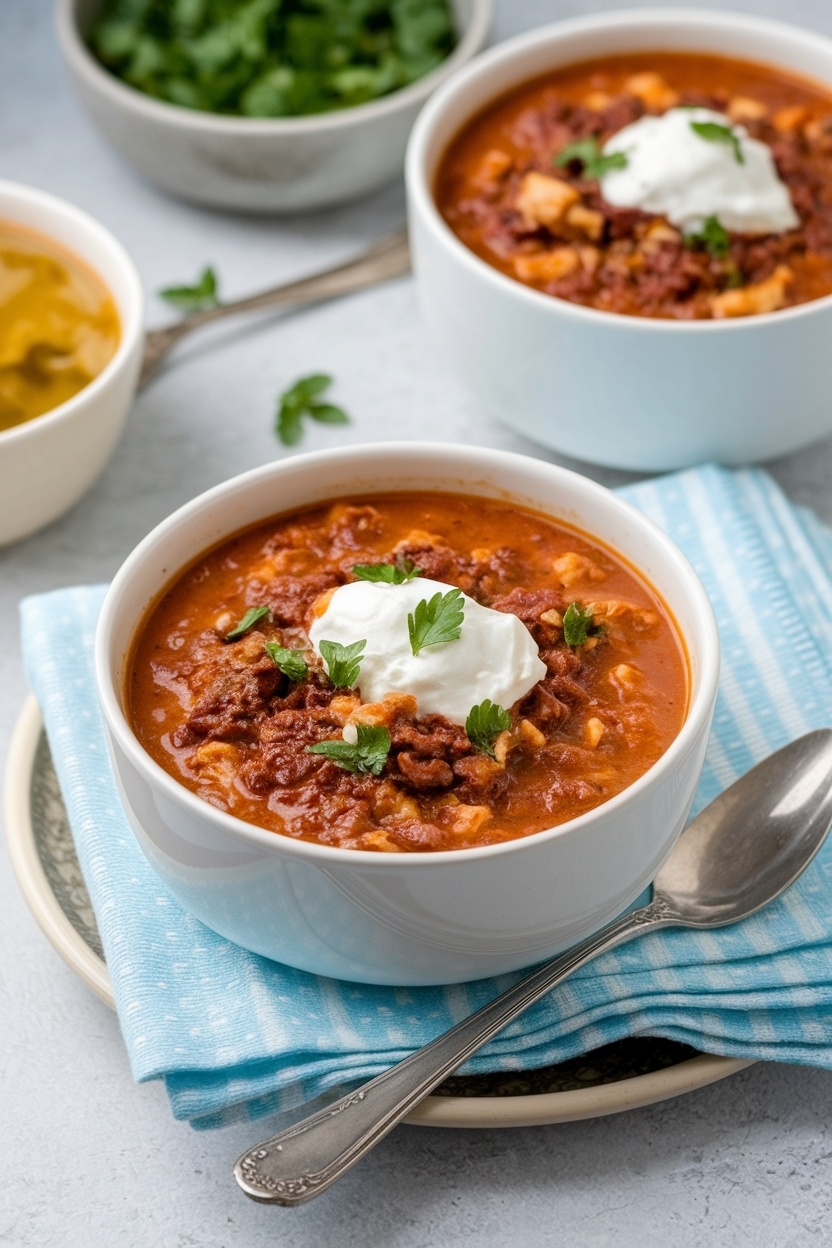lasagna soup crockpot creamy ricotta