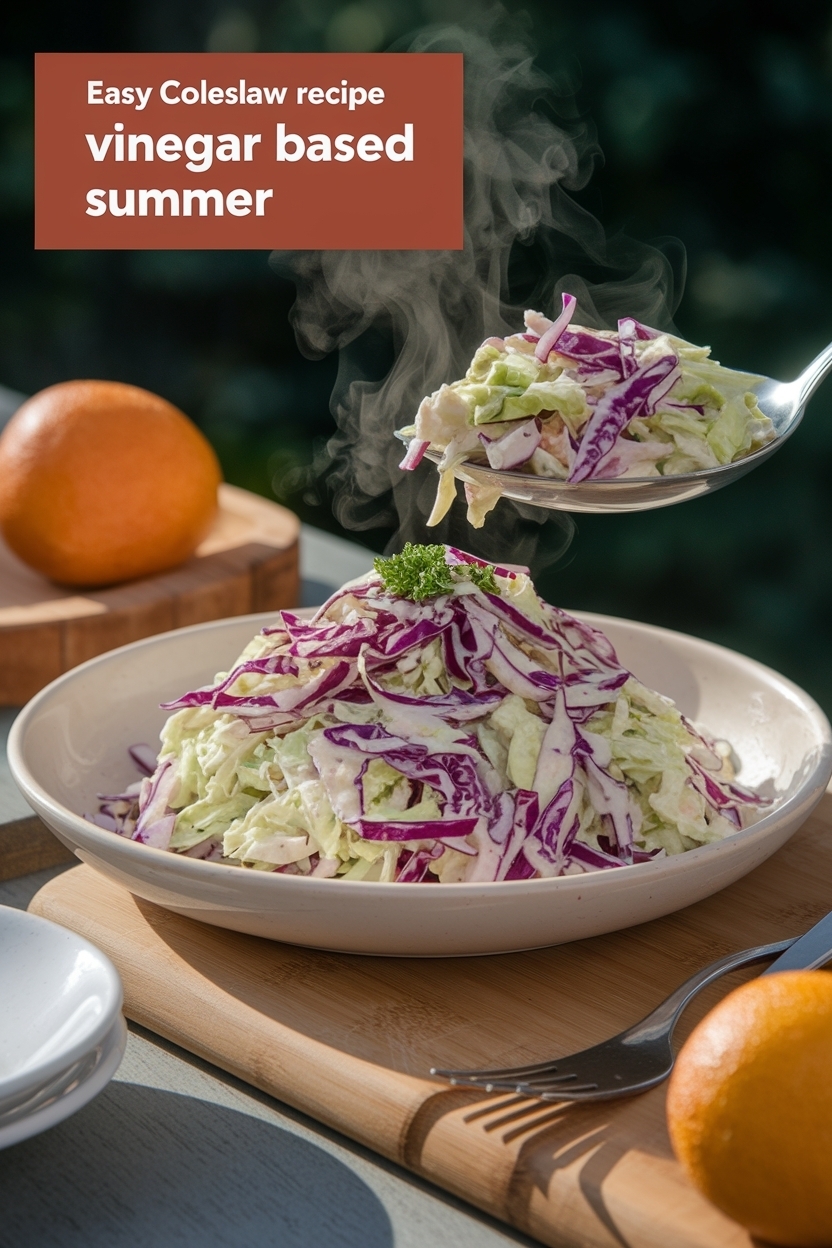 coleslaw recipe vinegar based summer