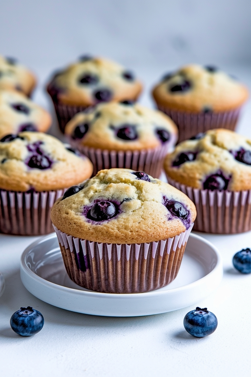 blueberry muffins recipe moist fluffy