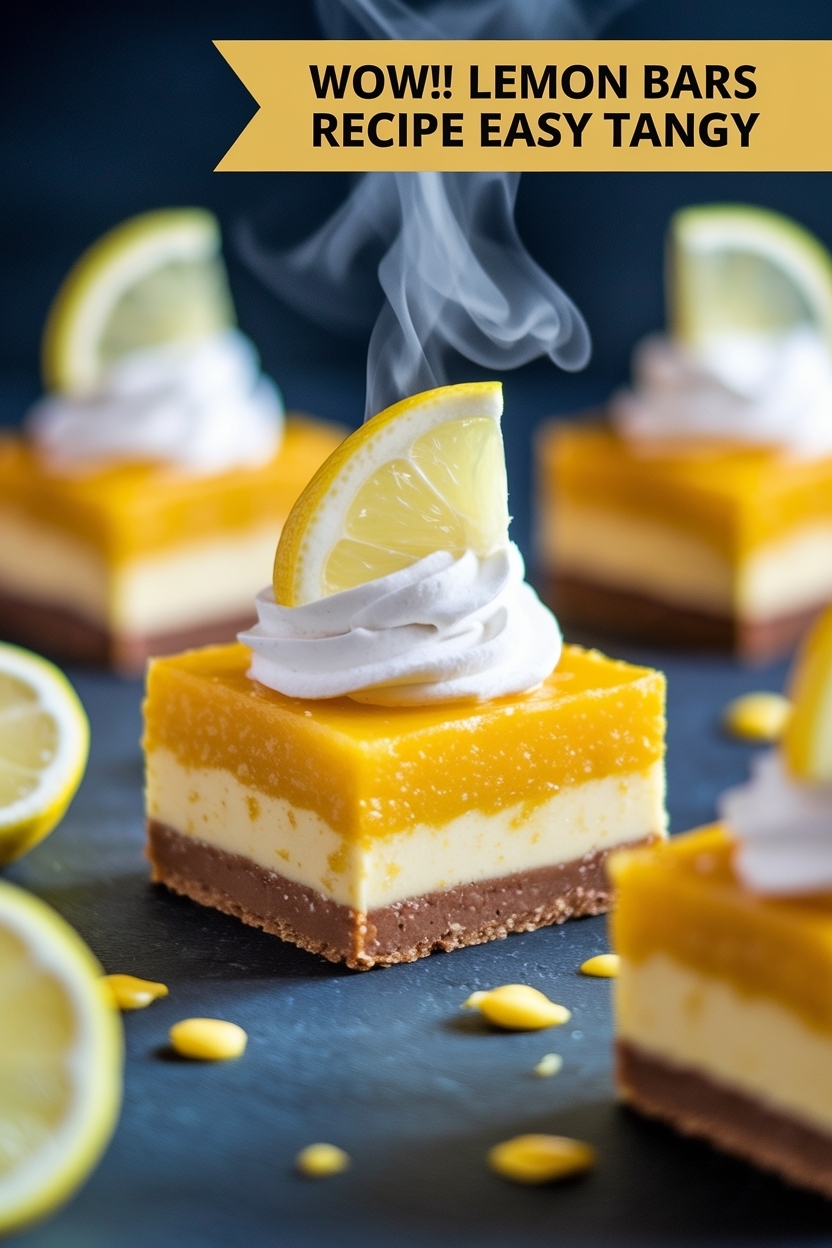 lemon bars recipe easy tangy