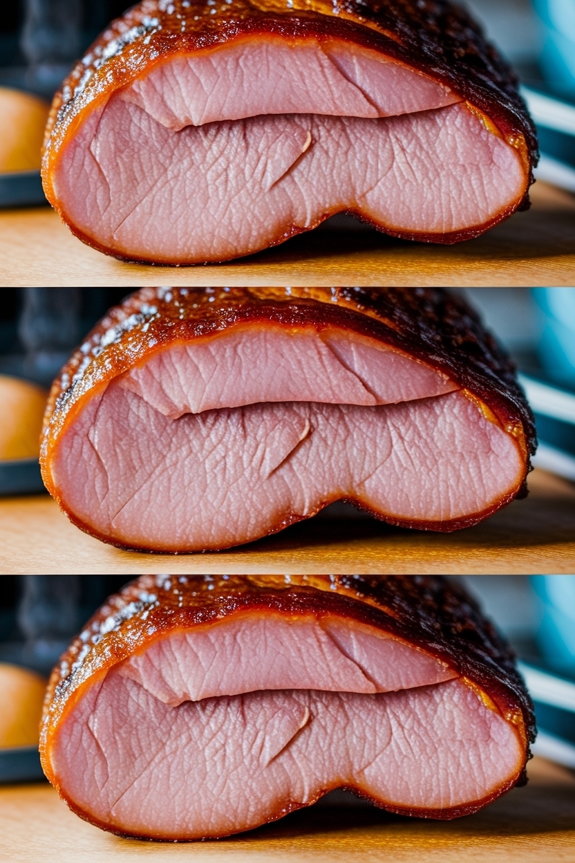 bone in ham low and slow 250 juicy