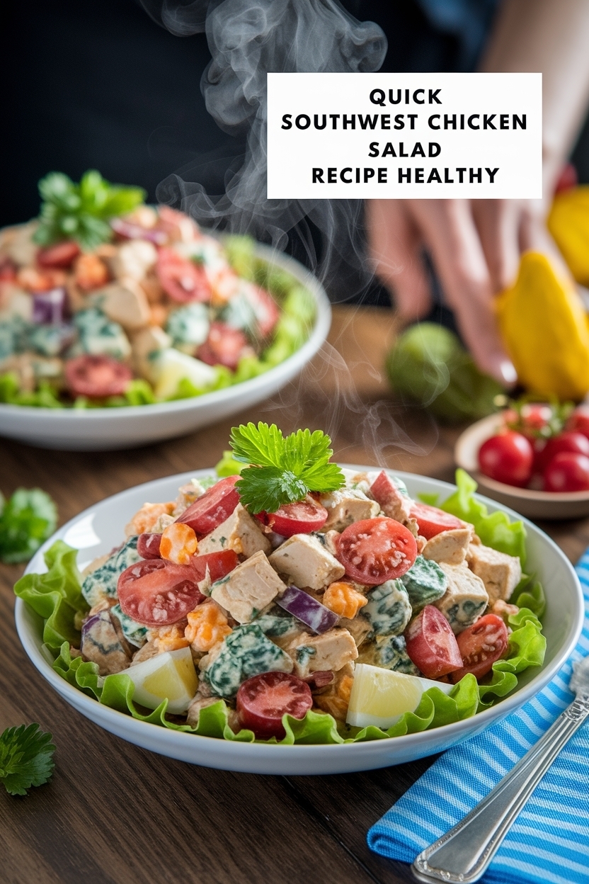southwest chicken salad recipe healthy