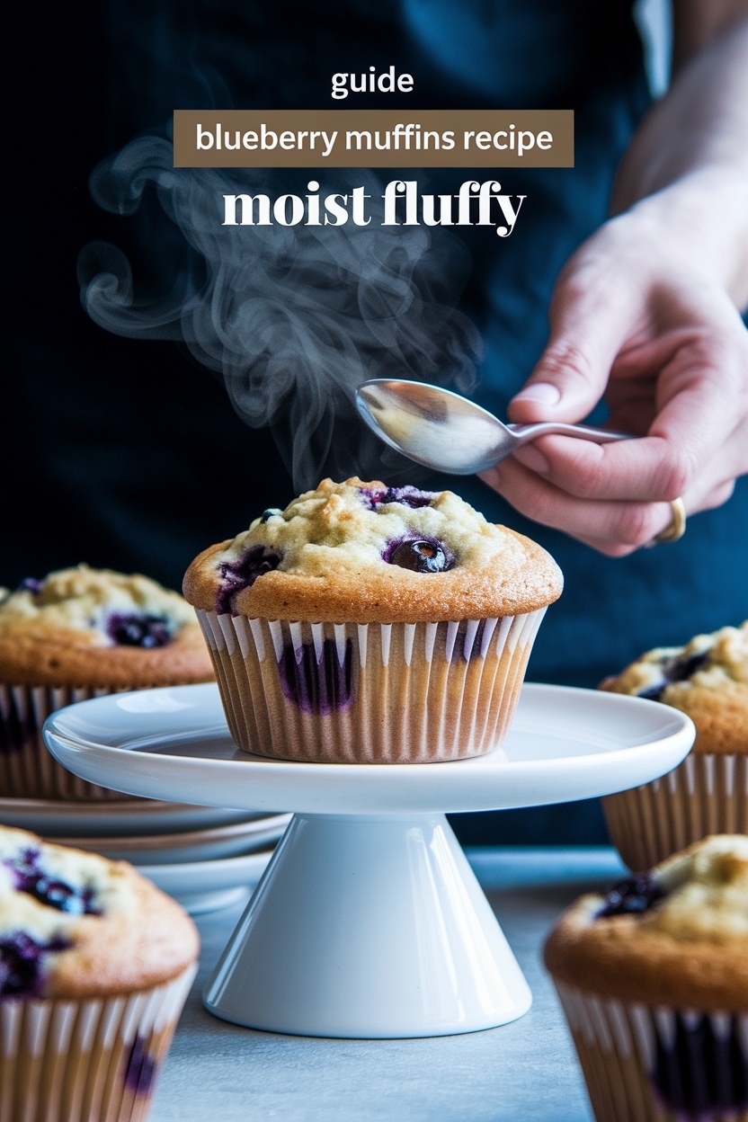 blueberry muffins recipe moist fluffy