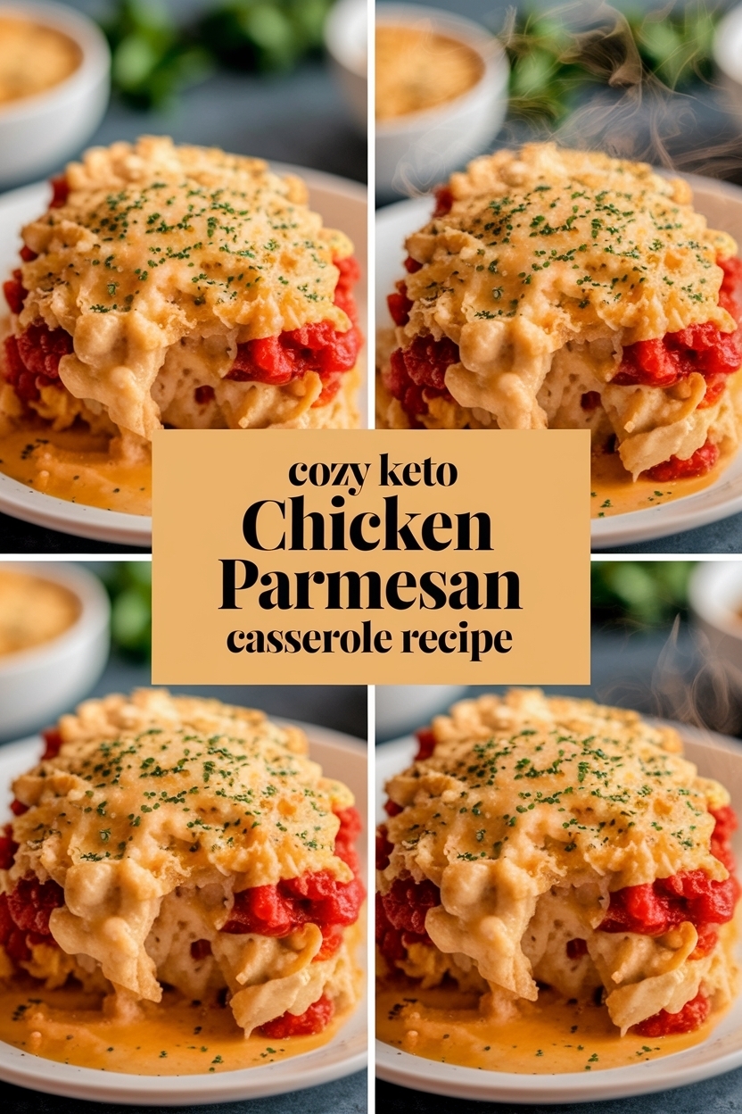 keto chicken parmesan casserole recipe