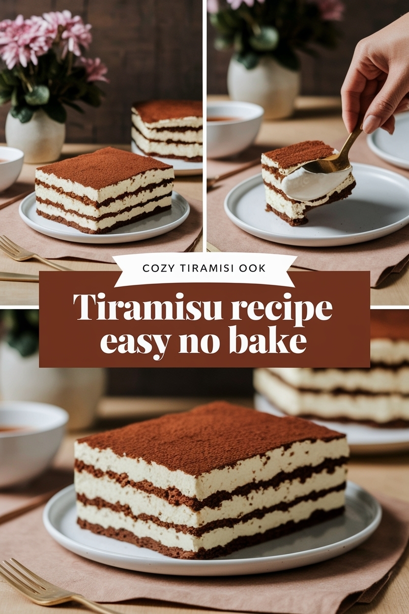 tiramisu recipe easy no bake