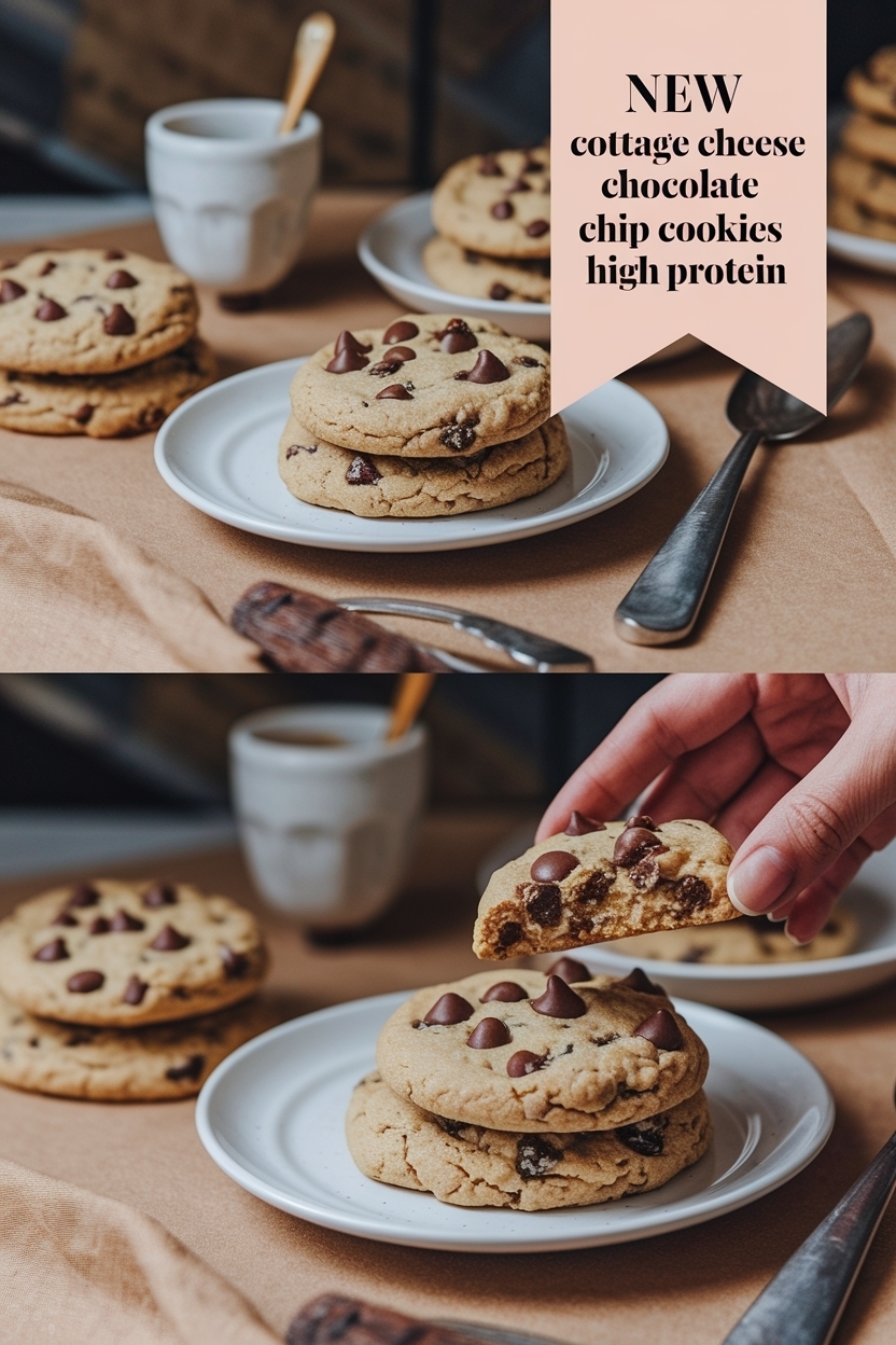 cottage cheese chocolate chip cookies high protein