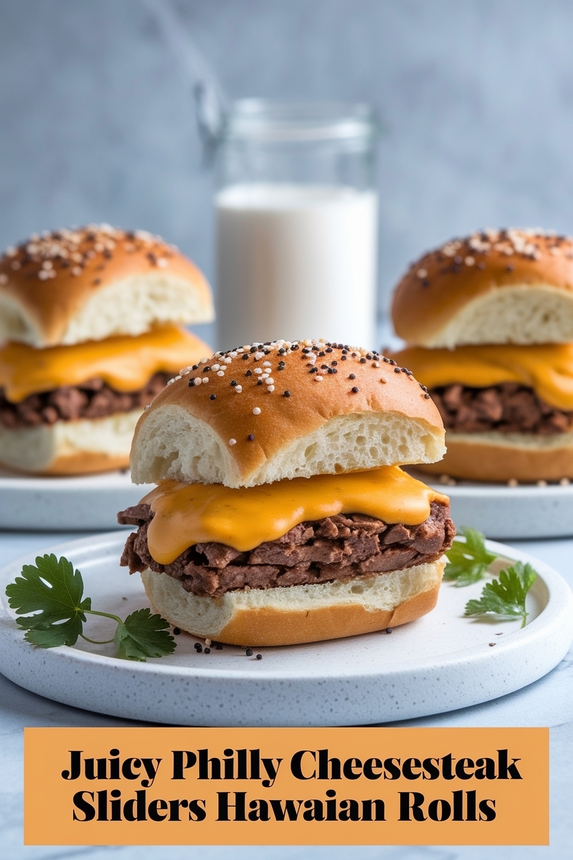 philly cheesesteak sliders hawaiian rolls