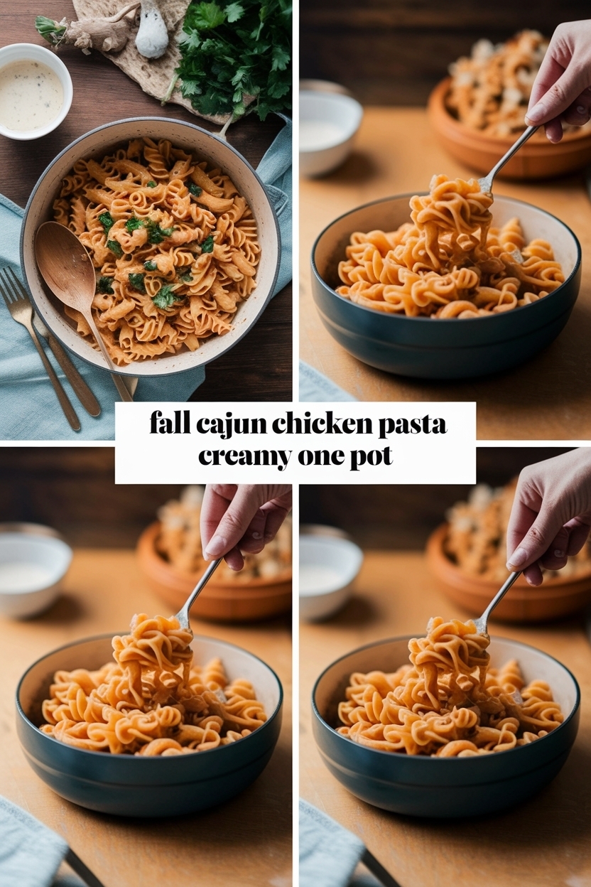 cajun chicken pasta creamy one pot