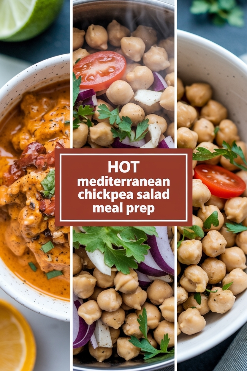 mediterranean chickpea salad meal prep