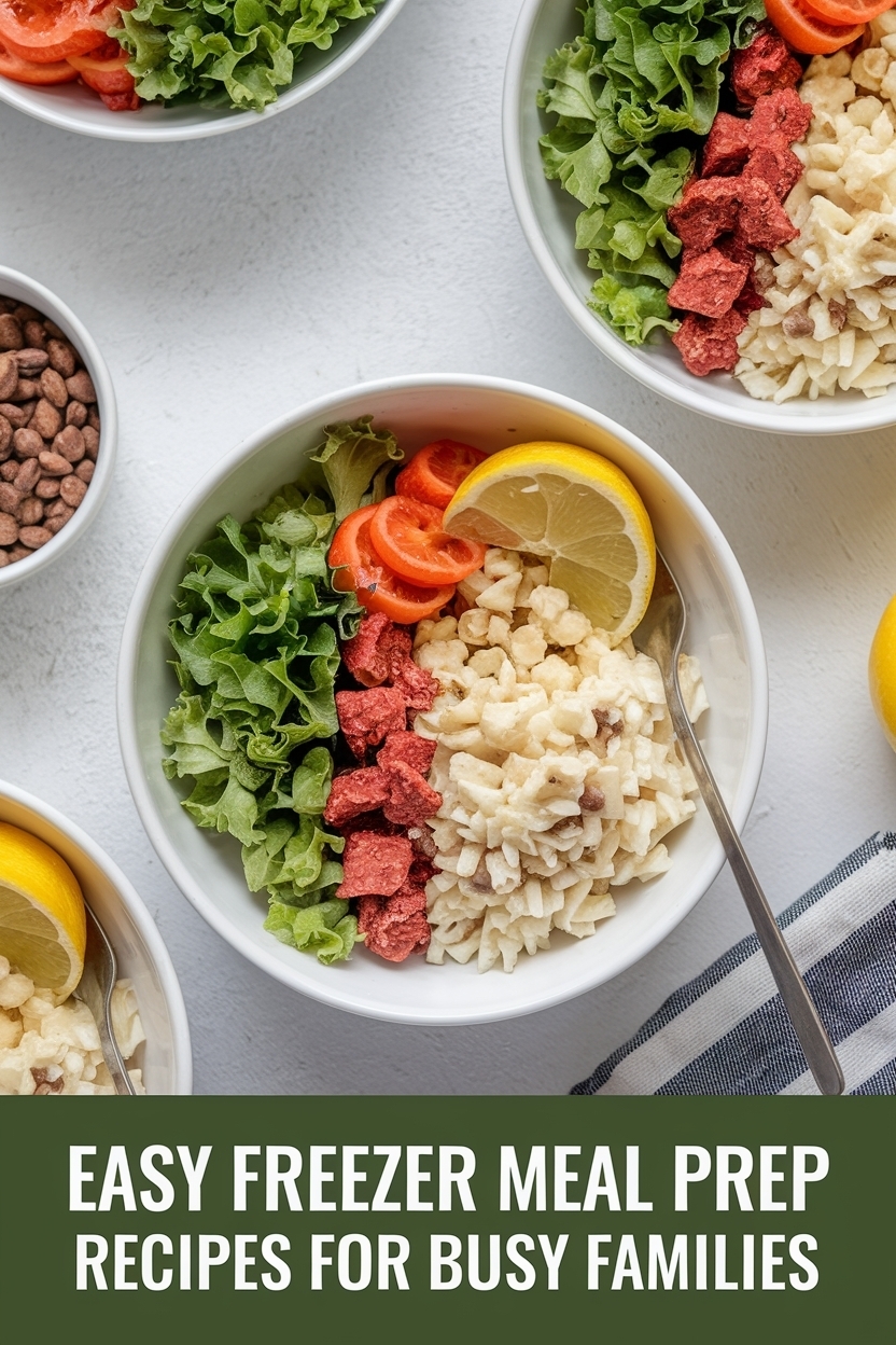 freezer meal prep recipes for busy families
