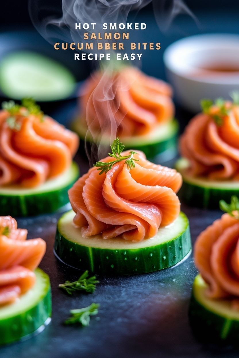 smoked salmon cucumber bites recipe easy