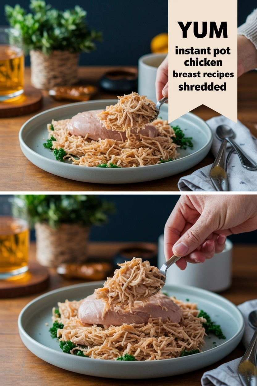 instant pot chicken breast recipes shredded