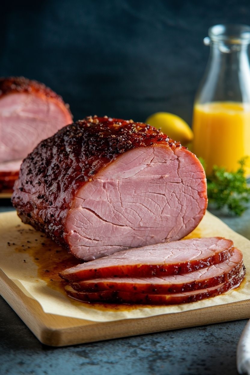 bone in ham low and slow 250 juicy