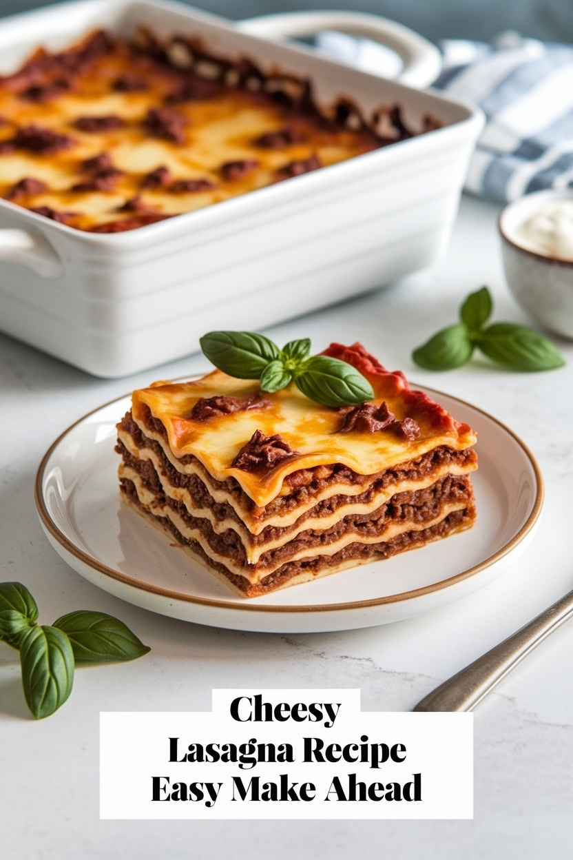 lasagna recipe easy make ahead
