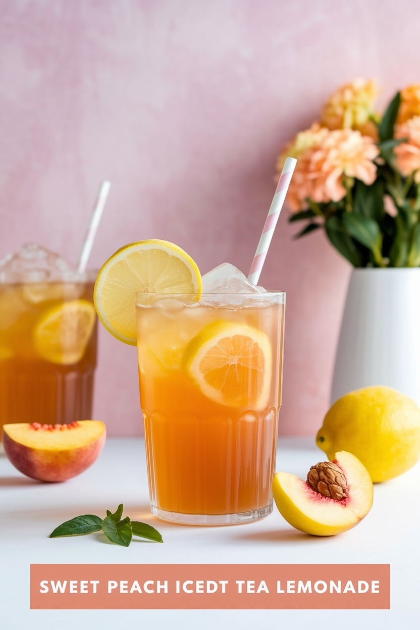 peach iced tea lemonade