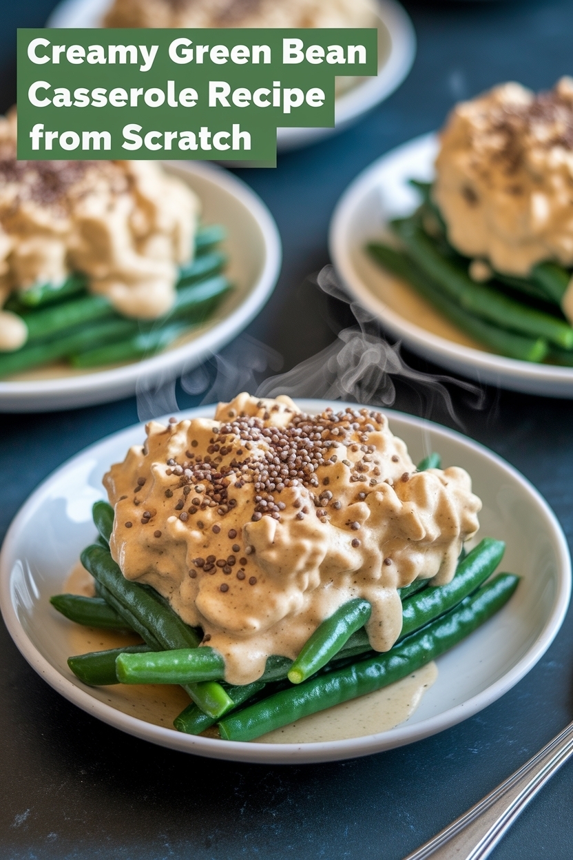 green bean casserole recipe from scratch