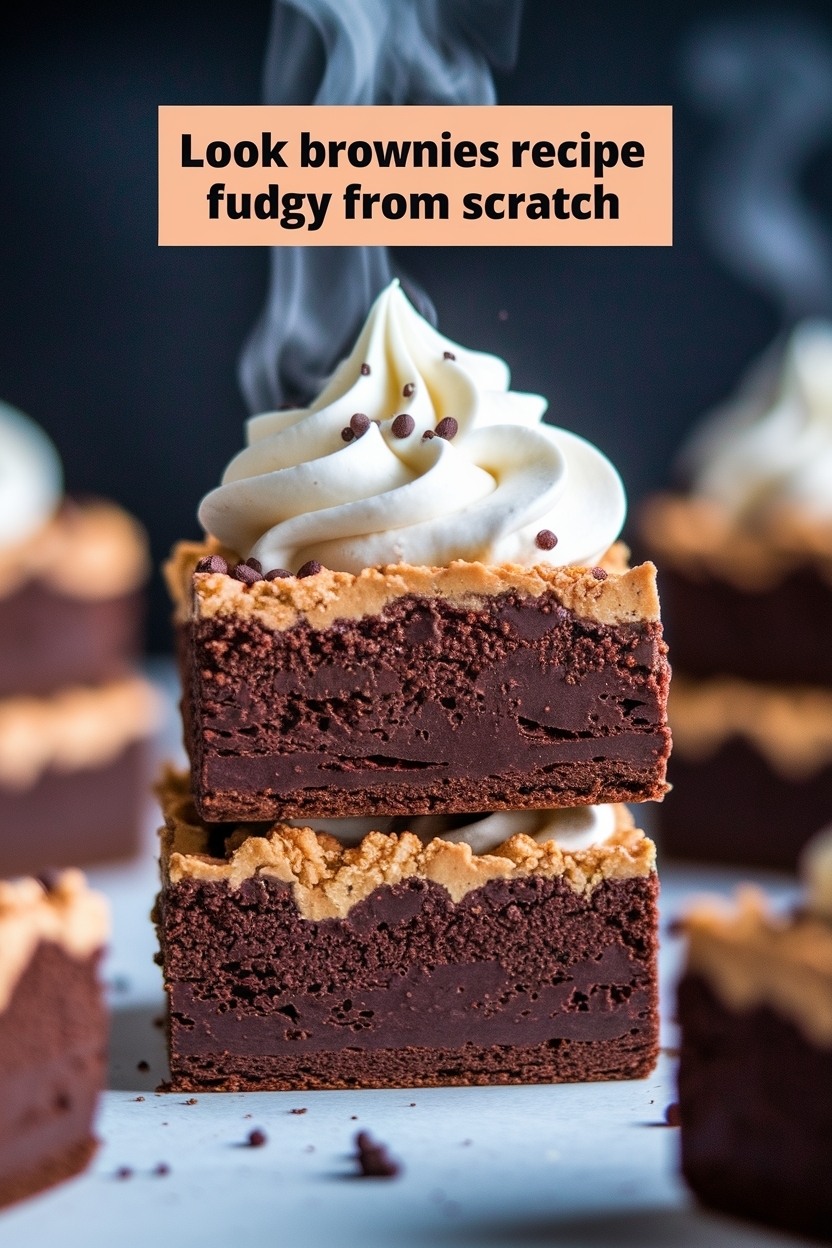 brownies recipe fudgy from scratch