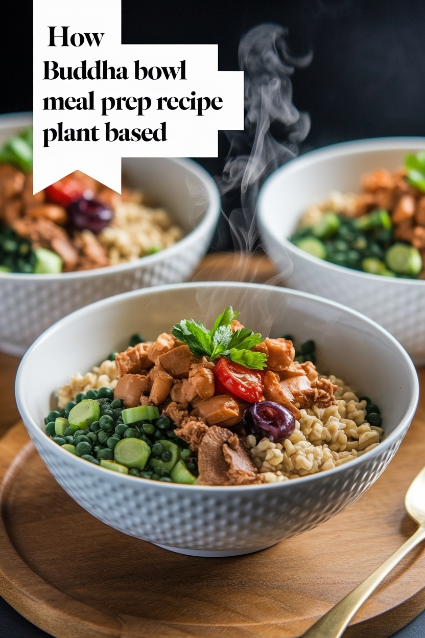 buddha bowl meal prep recipe plant based