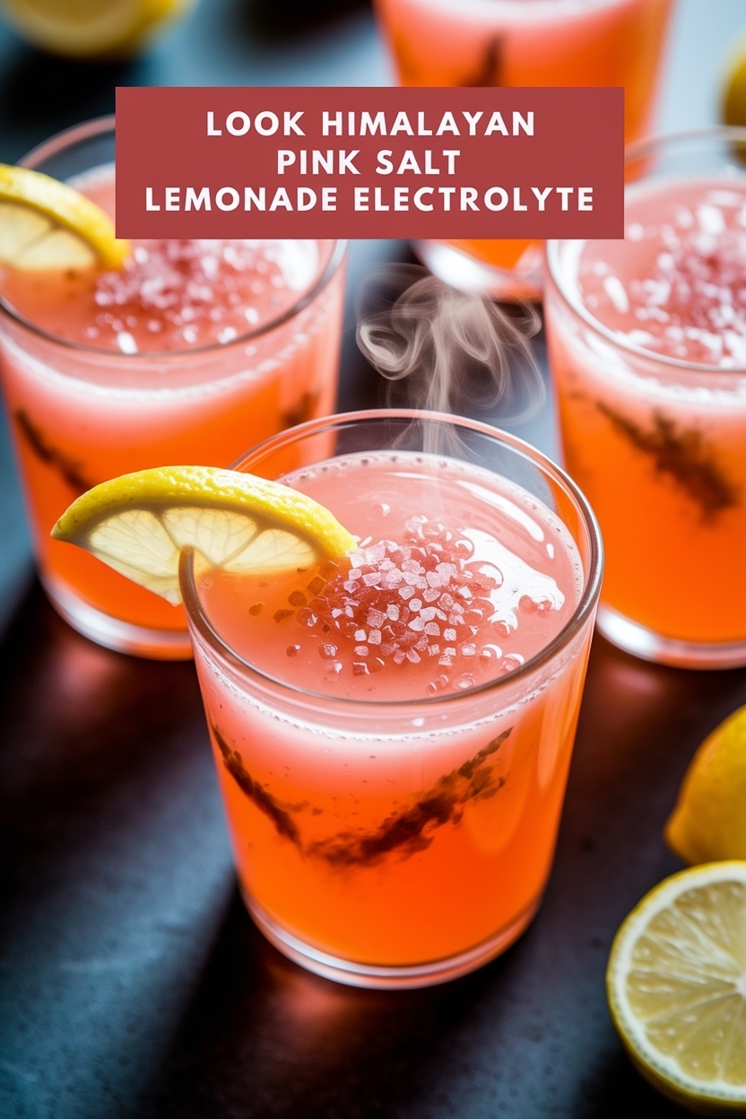 himalayan pink salt lemonade electrolyte