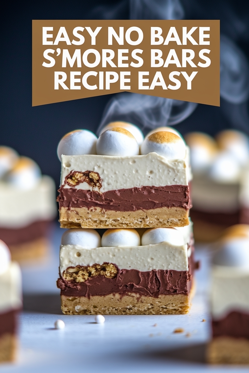 no bake s'mores bars recipe easy