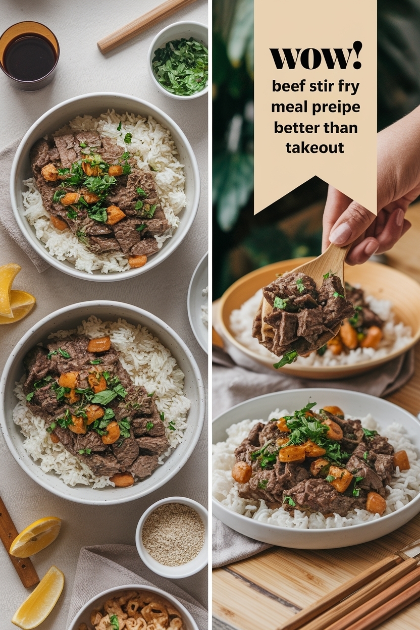 beef stir fry meal prep recipe better than takeout