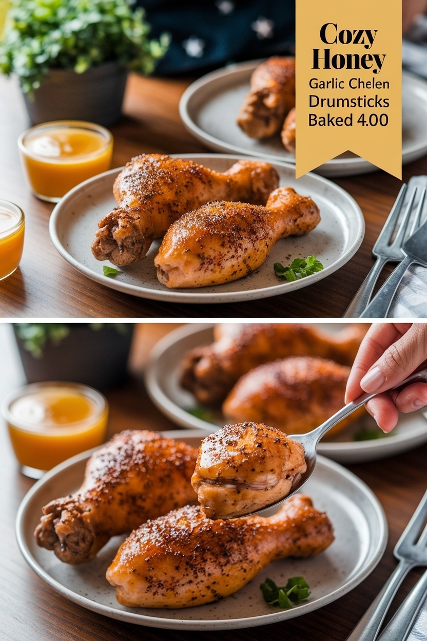 honey garlic chicken drumsticks baked 400